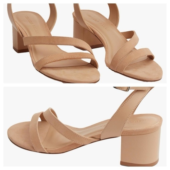 Rebecca Allen Women's The Block Sandy Tan Block Heel Sandals size 10 M - Picture 3 of 11